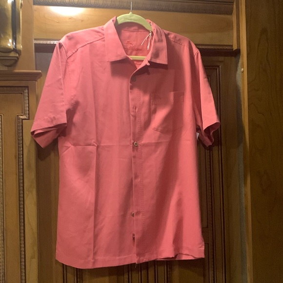 NWOT Tommy Bahama Costal Breeze Silk Blend Button-up Shirt Size Small